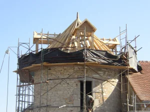 Ouvrage bois lié à la restauration du patrimoine